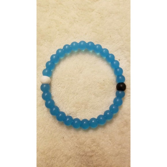 Lokai Bracelet Blue Water  Find Your Balance Size L Find Your Balance - Picture 2 of 4